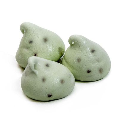 Krunchy Melts Original Meringue Cookies Mint Chocolate Chip Flavor Only 90 Calories Per Serving Low Fat, Gluten Free, Dairy Free (4 Oz)