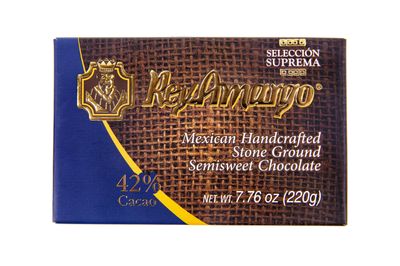 Rey Amargo Mexican Hot Chocolate 42 cacao Seleccion Suprema - 2 bars - 100 natural - Handmade - Vegan - Kosher