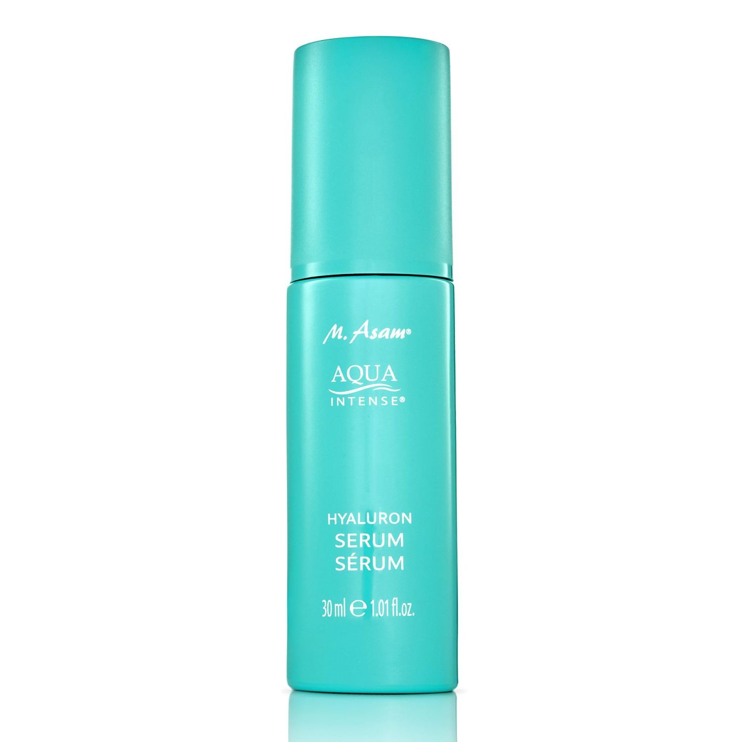 M. Asam AQUA INTENSE Hyaluronic Acid Serum (1.69 Fl Oz) - Moisturizing Face Serum for Women, Fragrance-Free Skin Care, Facial Moisturizer Perfect for Sensitive Skin.