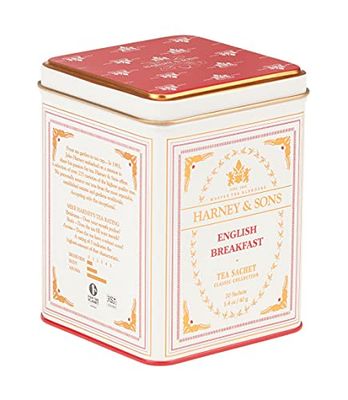 Harney Sons Black Tea, English Breakfast, 20 Sachets