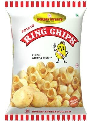 Bombay Sweets Potato Ring Chips 25gm (PACK OF 10)