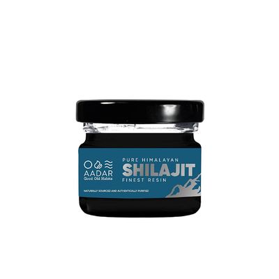 AADAR Ayurveda Pure Natural Himalayan Shilajit Resin Helps Boost Immunity, Energy Metabolism (Contains 85 Minerals More Than 30 fulvic Acid Content) 15gm (Pack of 1)