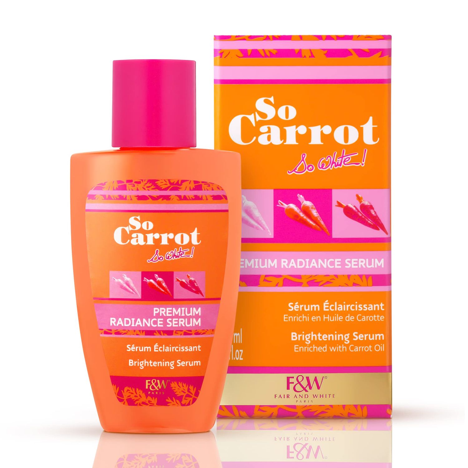 Fair White So Carrot Brightening Radiance Serum 30ml - Skin Brightening Properties with Carrot Oil