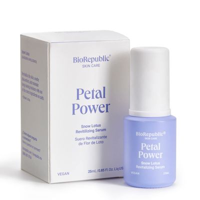 BioRepublic Skincare Clarifying Age-Defying Petal Power Serum with Niacinamide - Balancing Serum to Brighten Revitalize Skin - Ideal for All Skin Types 100 Vegan (25 mL)