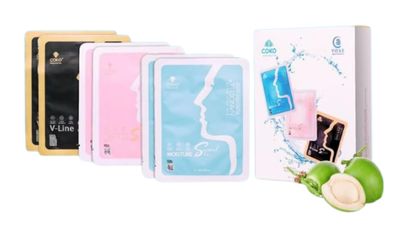 Yose Bio Mask Vegan Coconut Water Mask Sheet Hydration and Moisture Skin Rejuvenation Revitalization and Brightening Anti Aging Mat Na Sinh Hoc Yose Bio - (6 PacksBox)