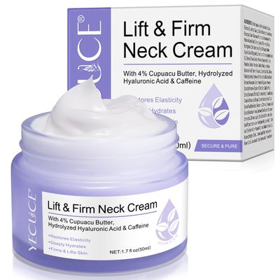 Neck Firming Cream, Neck Cream for Tightening Neck Lift, Anti-Aging Neck Cream for Wrinkles 1.7 Fl.Oz