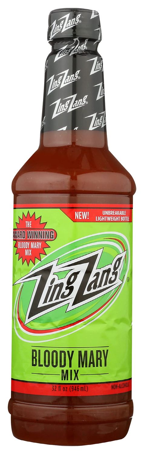Zing Zang Bloody Mary Mix, Non-Alcoholic, 32 Fluid Ounce (Pack of 12)