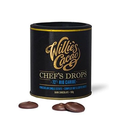 Willie&#39;s Cacao Venezuelan Dark Chocolate Drops 72 - 150g