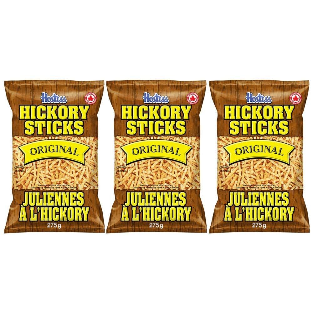 Hostess Hickory Sticks Original Potato Sticks, 275g9.7oz, 3-Pack Imported from Canada