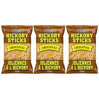Hostess Hickory Sticks Original Potato Sticks, 275g9.7oz, 3-Pack Imported from Canada