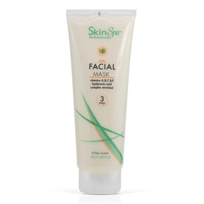 Skin Spa - Clay Face Mask, Skin Care Instant Detox Mud Mask, 8 Oz - Daily Deep Facial Cleansing, Detoxifies, Brightens, and Cleans Blackheads and Clogged Pores