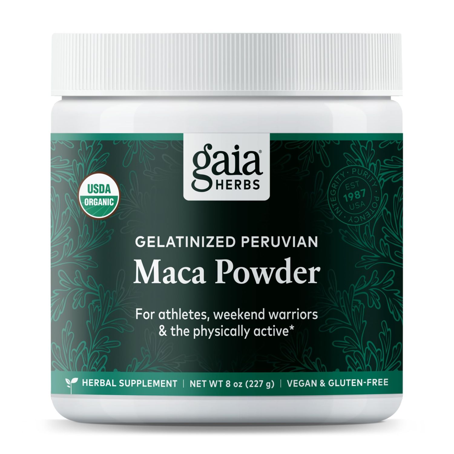 Gaia Herbs Maca Powder - Natural Energy Supplement - Supports and Maintains Healthy Energy and Stamina - Made with USDA Certified Organic Maca Root (Lepidium meyenii) - 8 Oz (69-Day Supply)