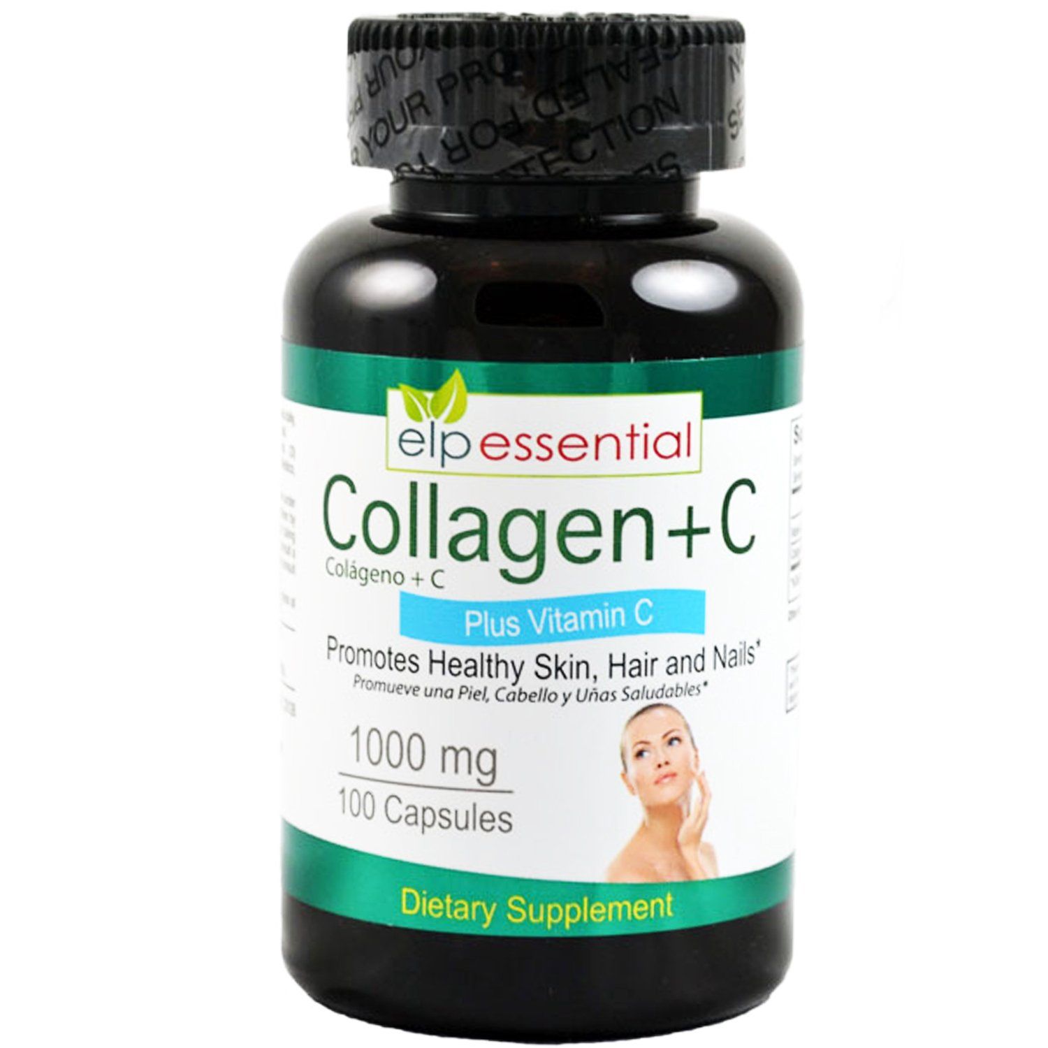 Collagen C Type Collagen Plus Vitamin C, 100 Capsules 1000mg