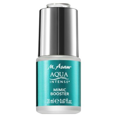 M. Asam AQUA INTENSE Mimic Booster Serum (0.67 Fl Oz) - Facial moisturizer with hyaluronic acid high-tech peptide for targeted smoothing of expression lines, fragnance-free and vegan