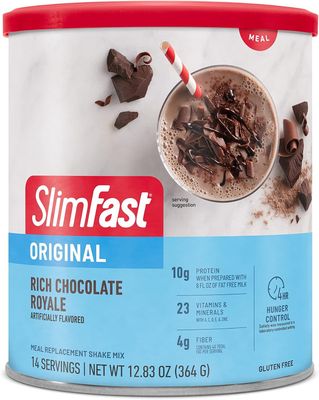 SlimFast Original Rich Chocolate Royale Meal Replacement Shake Mix - Weight Loss Powder - 12.83 Oz. - 14 Servings - Pantry Friendly