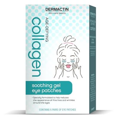 Dermactin Age Defying Collagen Soothing Gel Eye Patches - 6-Count