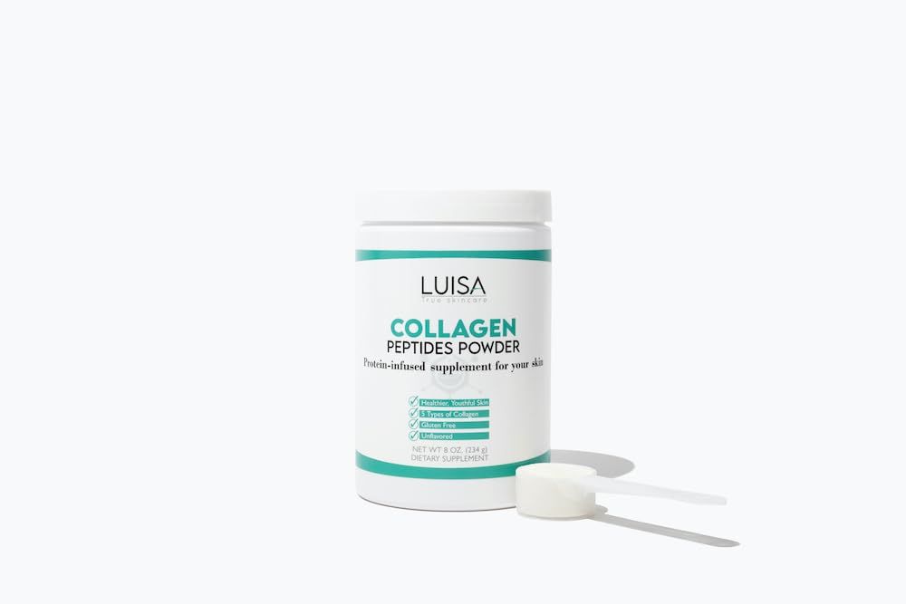 LUISA TRUE SKINCARE - Collagen Powder, A Skin Anti-Aging Supplement for Wrinkles