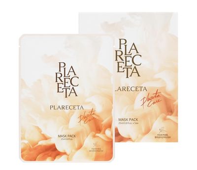 PLARECETA Placenta Facial Sheet Mask, Anti-Aging, Elasticity Improvement