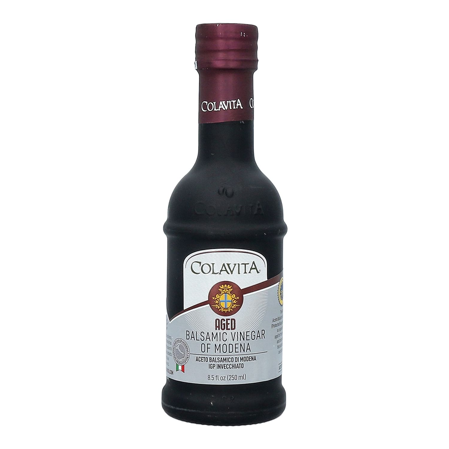 Colavita Aged Balsamic Vinegar of Modena IGP, 3 years, 8.5 Floz Glass Bottle