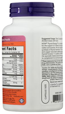 NOW FOODS Thyroid Energy, 90 CT