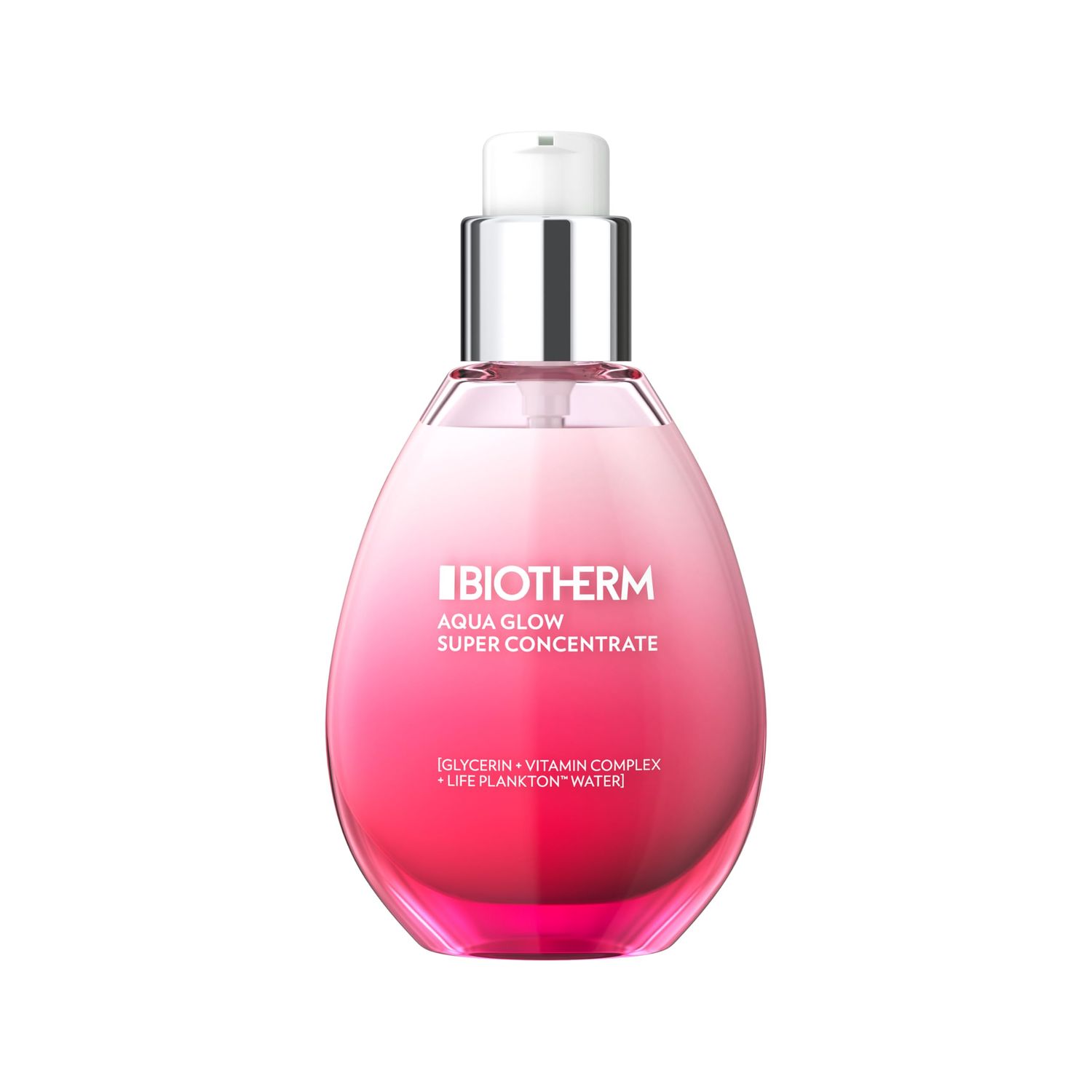 Biotherm Aquasource Aqua Glow Super Concentrate, an Illuminating Serum, Face Moisturizer for Normal to Combination Skin with Vitamin C Biotech Plankton, for Radiant,Glowing Skin, 1.7 Fl. Oz