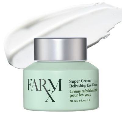 Farm Rx Super Greens Refreshing Eye Cream Vegan Eye Cream with Cucumber Extract and Green Tea Cools and Refreshes Skin Around Eyes De-puffing Ingredients
