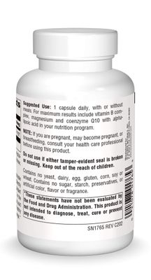 Source Naturals Alpha Lipoic Acid 300 mg Supports Healthy Sugar Metabolism, Liver Function Energy Generation - 120 Capsules