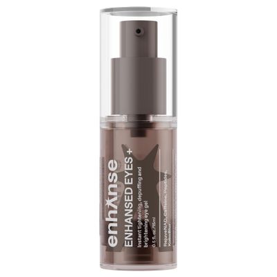 Enhanse Under Eye Gel for Men, Caffeine Eye Cream, Peptides, RejuveNAD, Instant Tightening, Brightening, Depuffing for Under Eye Bags, Blurs Fine Lines and Dark Circles, 0.5 Fl Oz