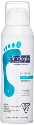 FOOTLOGIX DD Cream Mousse, White, 4.23 Ounce