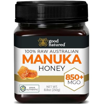 Good Natured Manuka Honey (MGO 850) - High Grade Raw Manuka Honey Medical Grade, Non-GMO, Lab-Tested AMHA Certified, BPA-free, 8.8 oz