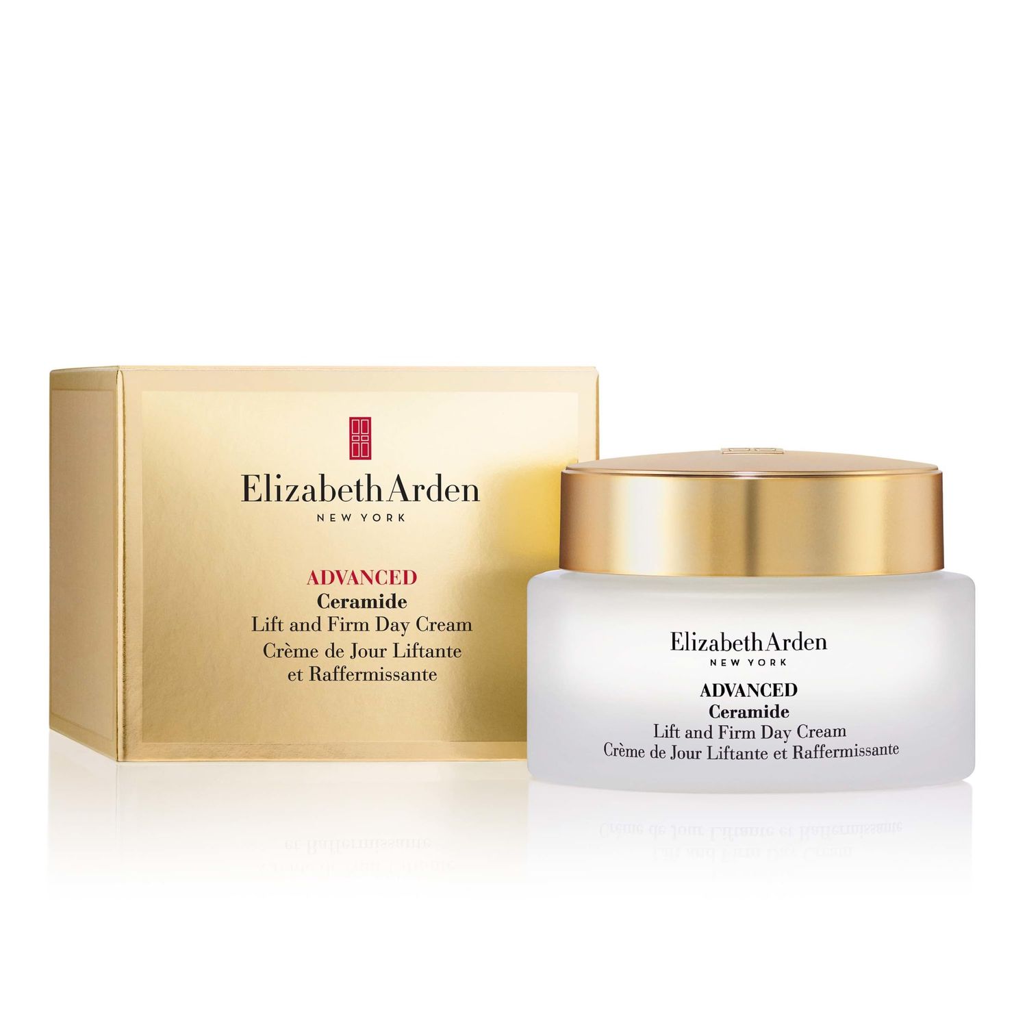 Elizabeth Arden Advanced Ceramide Lift and Firm Face Day Cream, Hydrating Moisturizer, Infused with Peptides, 1.7 fl oz