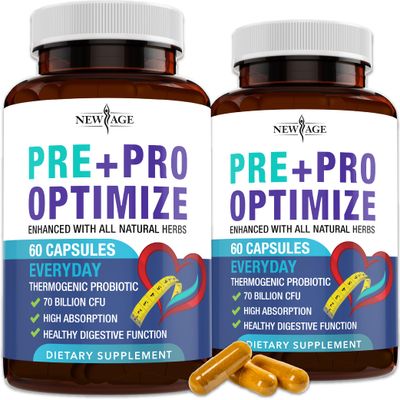 Pro Optimize Probiotics for Women, Menopause, 70 Billion CFU, Digestive Health - Relief for Bloating, Hot Flashes, Joint Support, Night Sweats - Gut Health Metabolism - Dong Quai (120 (Pack of 2))