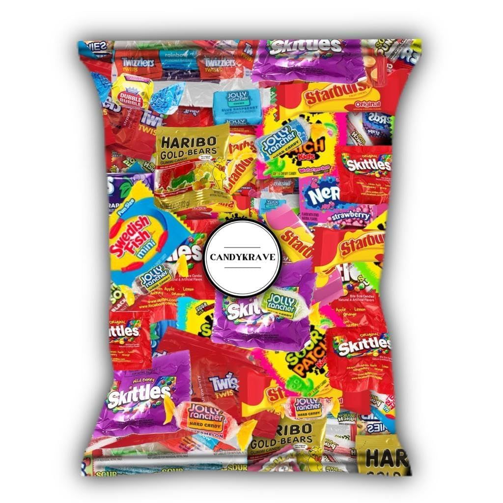CandyKrave assorted candy variety pack bulk - 2 lb Easter Candy Bulk Mixed Candy Assortment Bag Candies Individually Wrapped - Variety Candies for Party, Pinata and other Occasions.