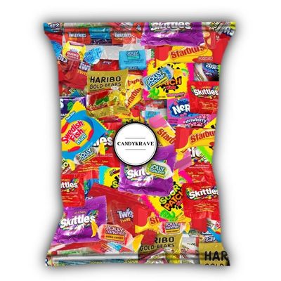 CandyKrave assorted candy variety pack bulk - 2 lb Easter Candy Bulk Mixed Candy Assortment Bag Candies Individually Wrapped - Variety Candies for Party, Pinata and other Occasions.