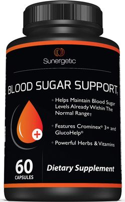 Premium Blood Sugar Support Supplement-Supports Healthy Blood Sugar Levels Already Within Normal Range - Includes Bitter Melon Extract, Vanadium, Chromium, Cinnamon, Alpha Lipoic Acid-60 Capsules
