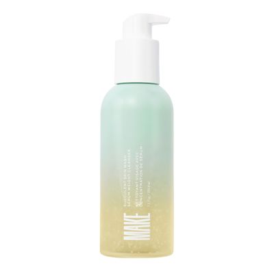 MAKE Beauty Succulent Skin Wash - Hydrating Face Wash, pH Balanced, Moisturizing Gentle Face Cleanser with Cactus Extracts and Hyaluronic Acid for All Skin types - 7.7 Fl Oz