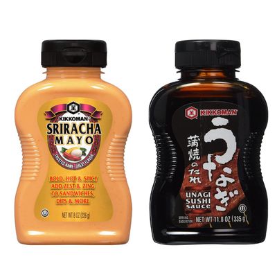 Japanese Sweet Unagi Sauce and Spicy Sriracha Mayo Sauce for all of your dish Value Combo Kosher (Pack of 2) - Total 20.3 oz (Mayo and Unagi)