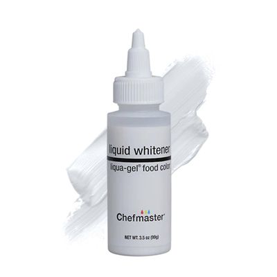 Chefmaster Liquid Whitener Liqua -Gel Food Coloring Brighter Whites Pastels Professional-Grade Dye Fade-Resistant