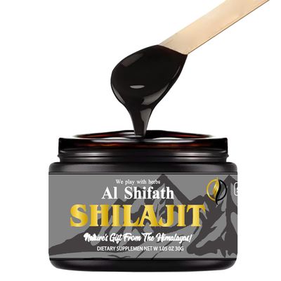 Pure Himalaya Shilajit Resin with Fulvic Acid Trace Minerals, with 85 Humic Acid Supplement Gel, Support Metabolism Immune System - 30gram