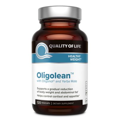 Quality of Life - Oligolean - Featuring Oligonol and Yerba Mate - Natural Metabolism Support Supplement