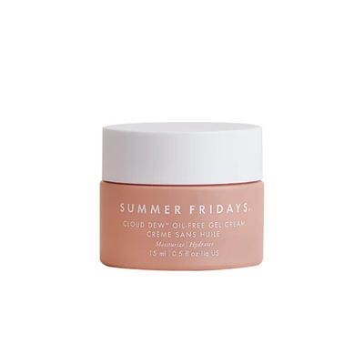 Summer Fridays Cloud Dew Gel Cream Moisturizer Mini - Lightweight Face Moisturizer with Hyaluronic Acid Ceramides for Skin Plumping Hydration and Glowing Skin (0.5 Fl Oz)