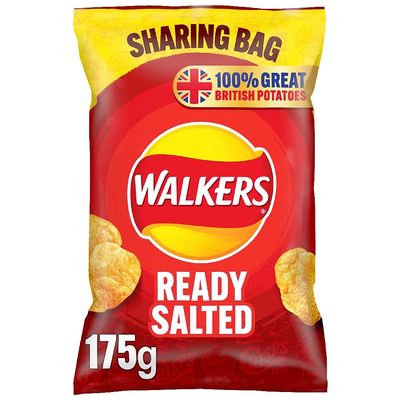 Walkers Ready Salted Crisps 175g