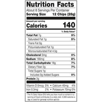 Late July Snacks Nacho Cheese Tortilla Chips, 7.8 oz Bag (Pack of 12)