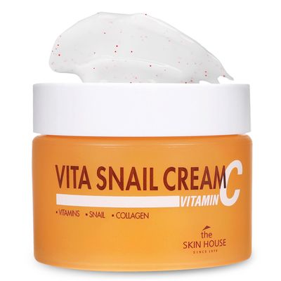 THE SKIN HOUSE Vita Snail Cream 50ml l 90 of natural snail mucine, 2 of Niacinamide, Vitamin C Vitamin E Clean Beauty, Paraben Free, Cruelty Free (1.69 fl.oz)