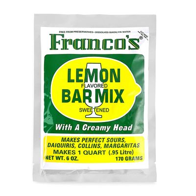 Franco&#39;s Lemon Bar Mix 6 oz Single Pouch