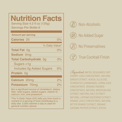 Tilden Duo Non-Alcoholic Cocktail Vegan Gluten Free No Added Sugar or Preservatives 750ml (25.4 fl oz) Each