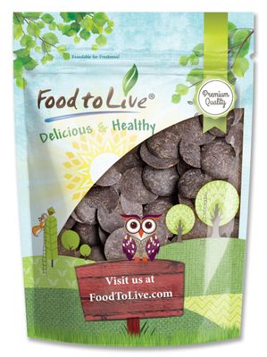 Food to Live Cacao Paste Wafers, 12 Ounces - Premium Raw Cacao Liquor, Pure, Unsweetened, Vegan, Bulk. Rich in Antioxidants, Essential Minerals. Perfect for Homemade Desserts, Chocolate Bars