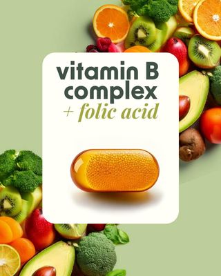 Alpha Omega Nutrition Vitamin B-Complex Folic Acid, Support Neurological and Cardiovascular Health, Energy Levels Nervous System Support, Vitamin B12, Biotin More - 60 Tablets, 2 Mo Supply