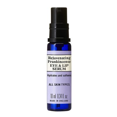 Neal&#39;s Yard Frankincense Eye Lip Serum with Hyaluronic Acid, Aloe Vera Rosehip Oil, Light Easily Absorbed, Vegan Approved, Cruelty-Free,10mL
