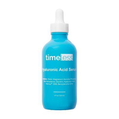 Timeless Skin Care Hyaluronic Acid Vitamin C Serum - 4 oz - Brightens, Smooths, Rebuilds Collagen, Boosts Hydration